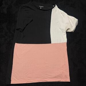 Colorblock Terranova Tee - Black/White/Pink